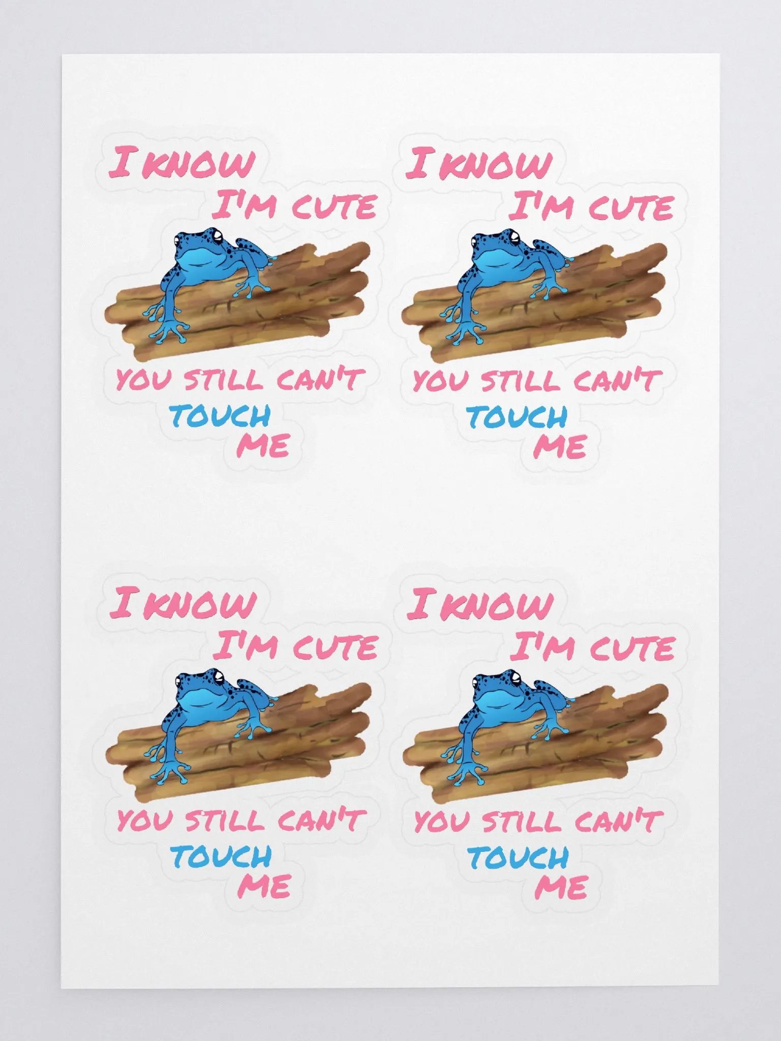don't touch me - sheet product image (3)