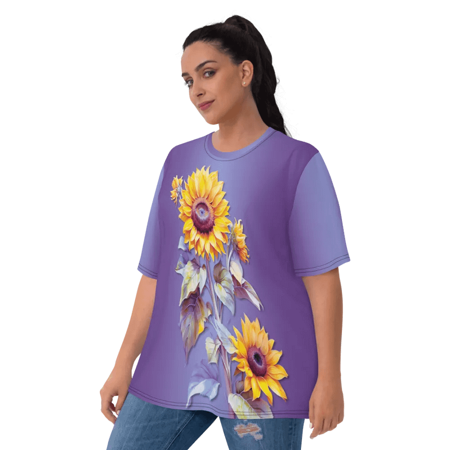 Floral Themed All Over Print T-shirt product image (3)