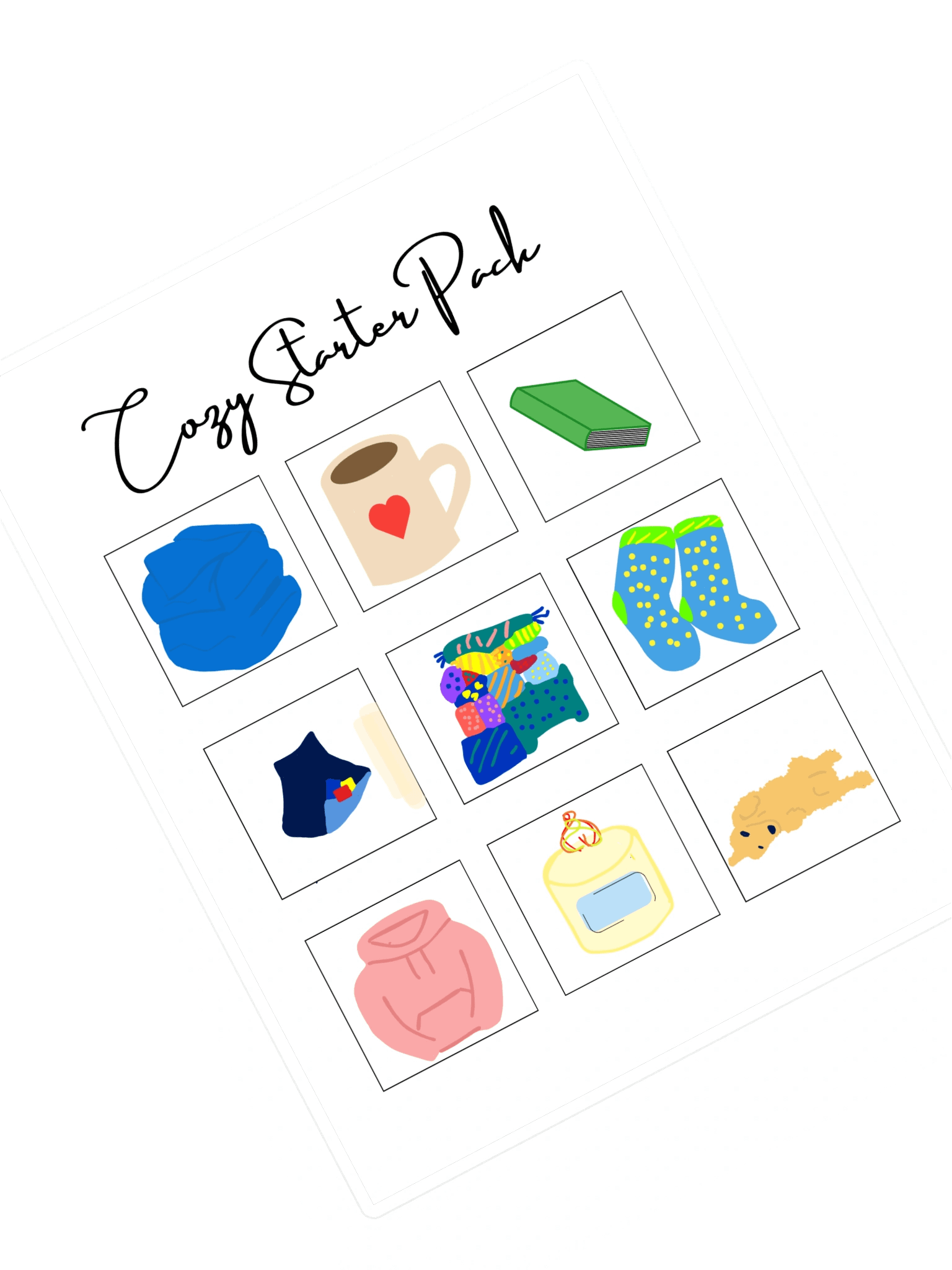 Cozy Starter Pack Sticker Sheet product image (1)