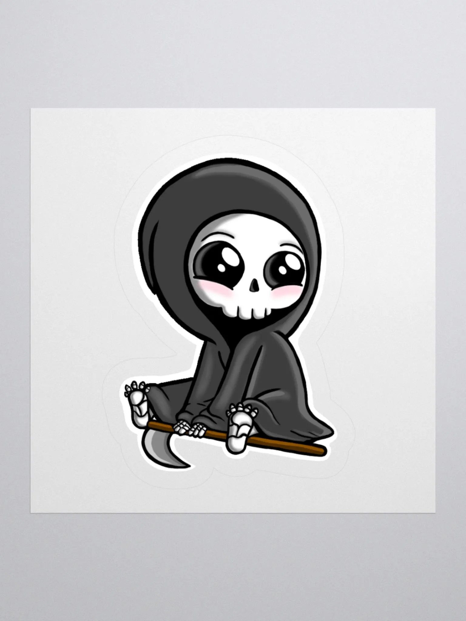 Flying Skully Sticker product image (1)