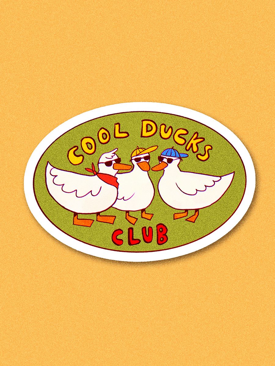 Cool Ducks Club Sticker product image (1)