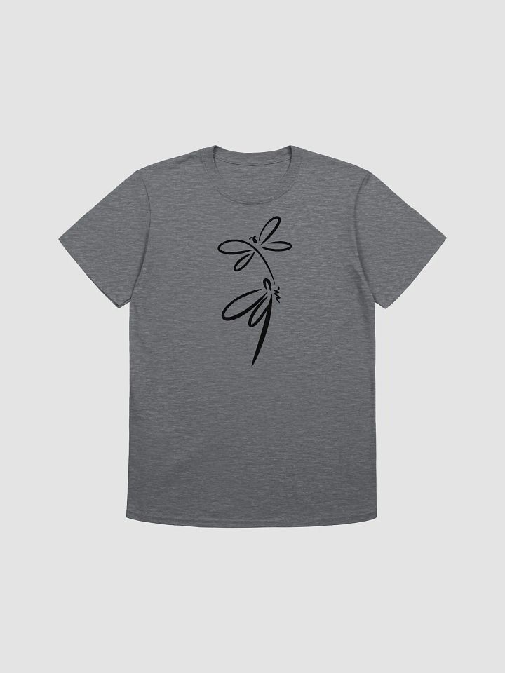 T shirt with stylish dragonfly design. Minimilist style product image (2)
