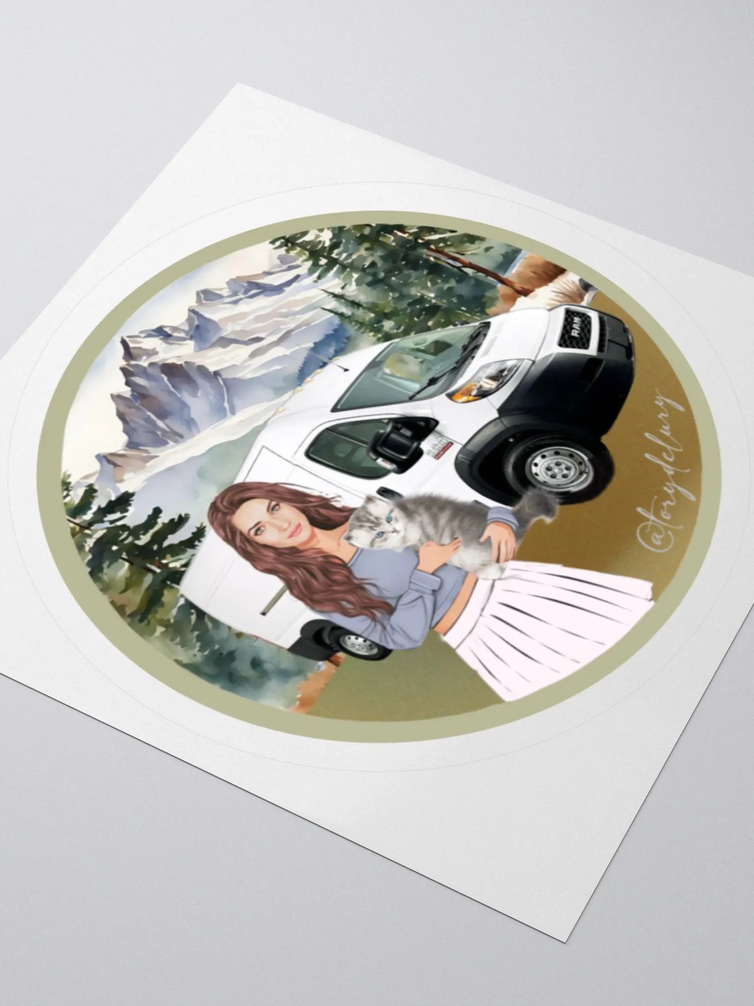 Tory Delury - Mountain Van Life Stickers product image (3)