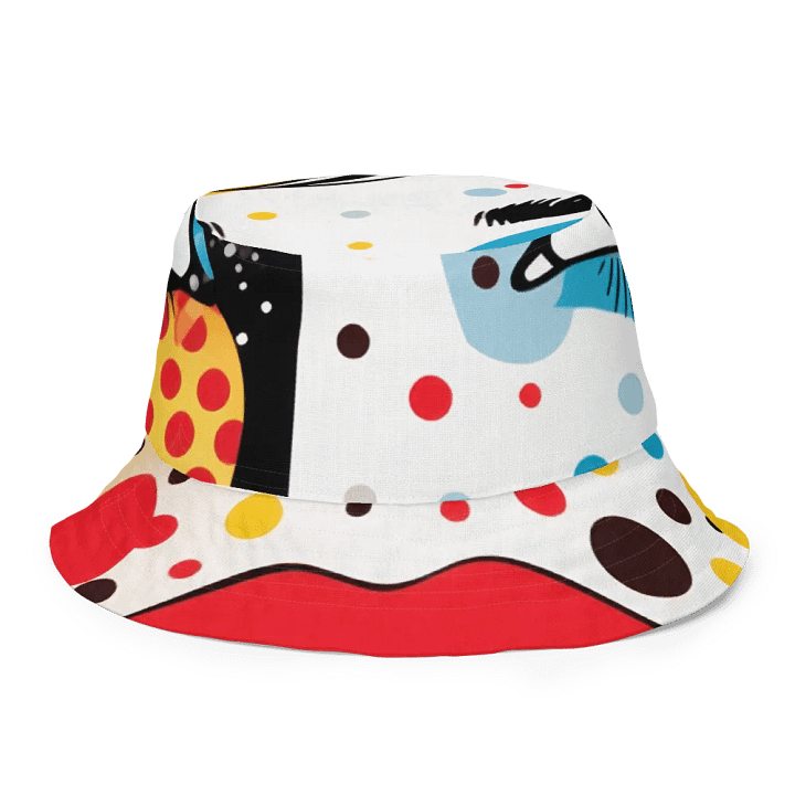 Pop Art Glam | California, Los Angeles Reversible Bucket Hat product image (1)