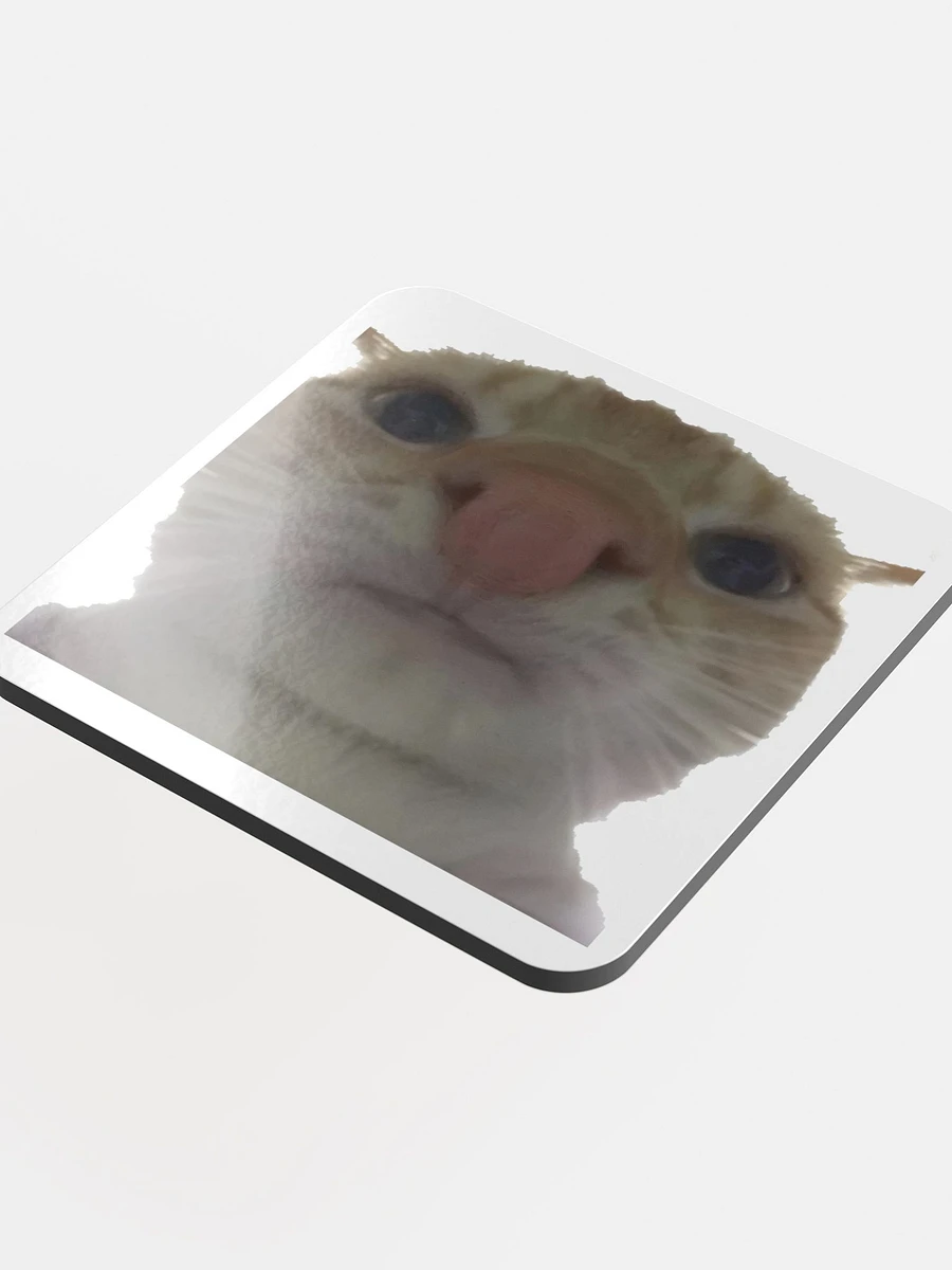 Glossed Cork Coaster: Meme Cats 2 product image (4)