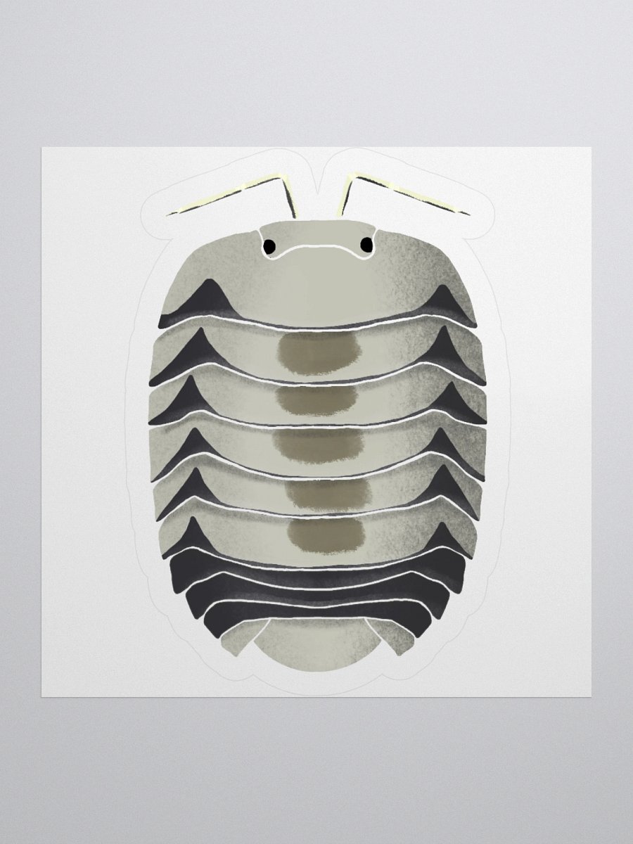 White Tiger Isopod Sticker product image (4)