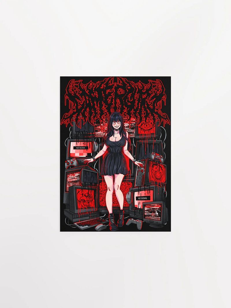 METAL GAMER GURL POSTER!!