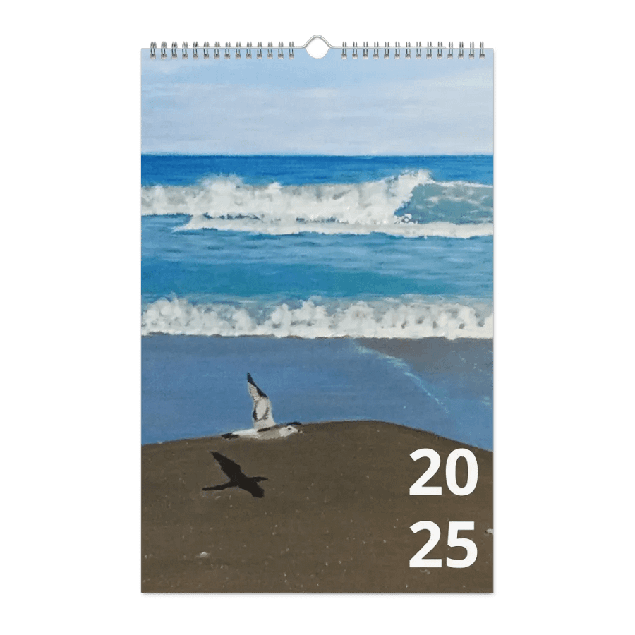Ocean Inspired Art Calendar 2025 - Dive Into A Year Of Coastal Beauty product image (1)