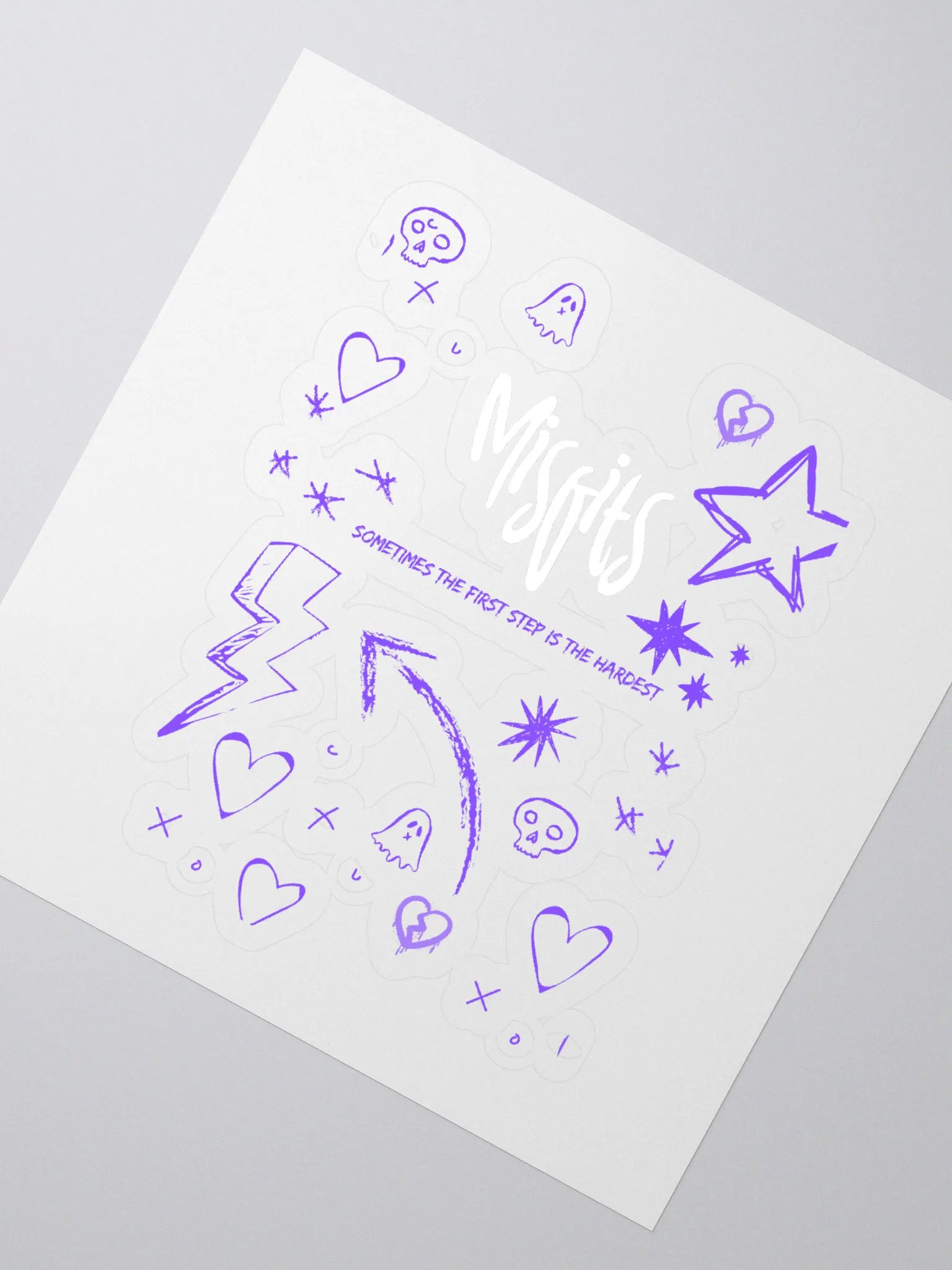 Misfits - Graphich Transparent Sticker product image (2)