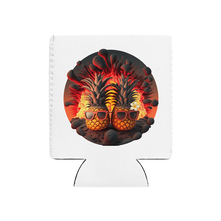 Two Pineapples Lava Logo Coozie product image (1)