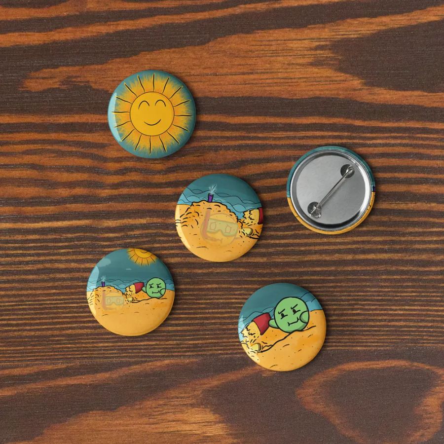 Dango Summer Set - Pin Buttons product image (9)
