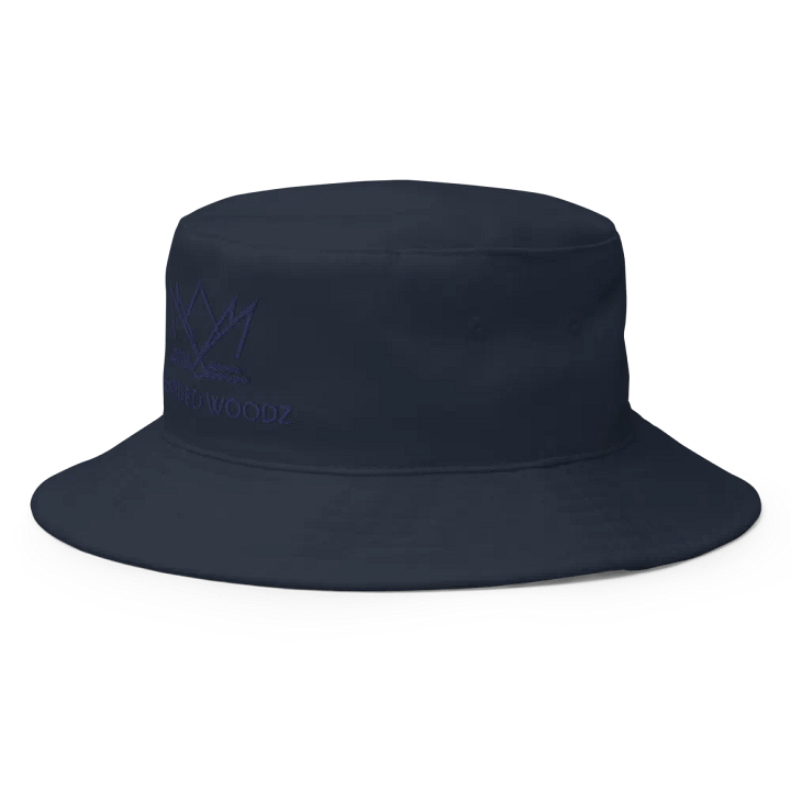 Bearded Woodz Navy Bucket Hat (Navy Embroidery) product image (2)