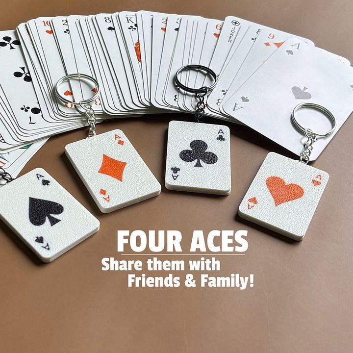 Poker Cards Keychains Set product image (2)