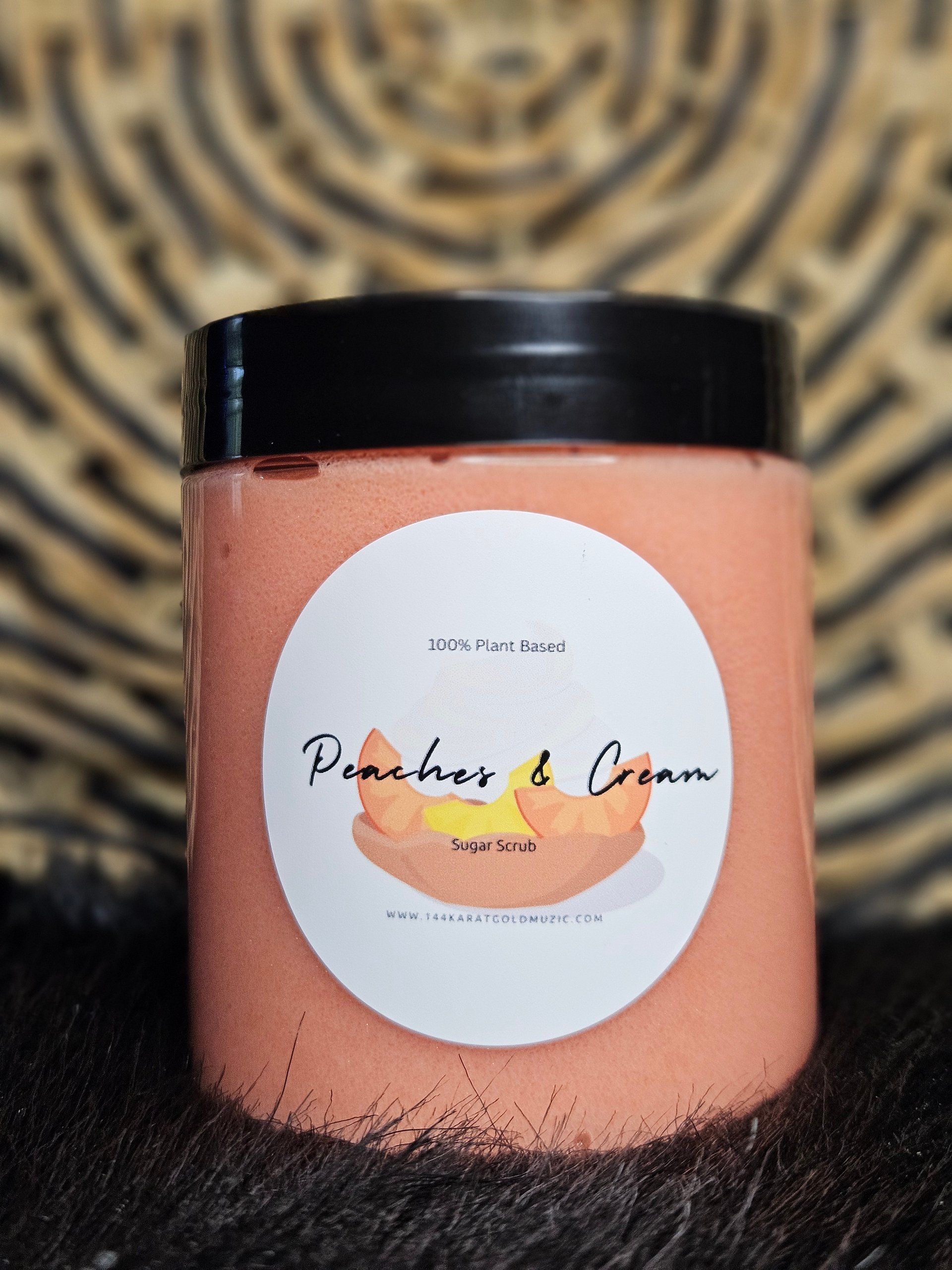 PEACHES & CREAM SUGAR SCRUB (NEW) product image (1)