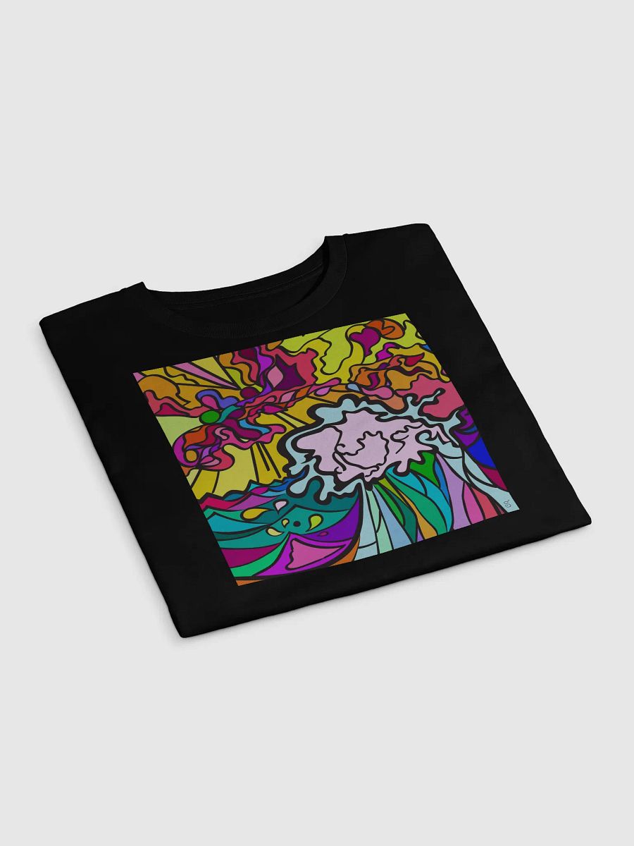 Swirling Splendor Crop Top - Wave at Sunset product image (15)