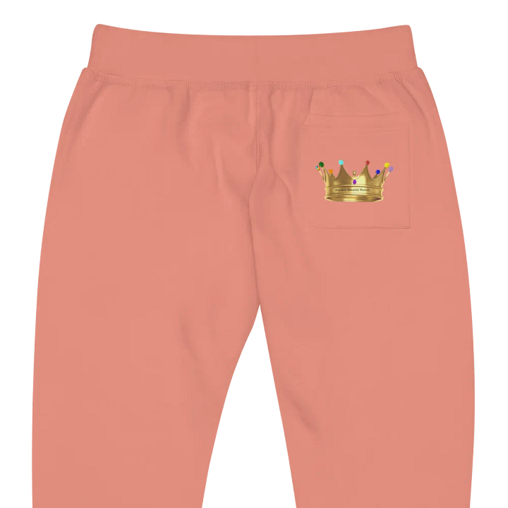 Queendom Beautiful Women Gemstone Crown Soft Joggers /Pink (TM) product image (1)