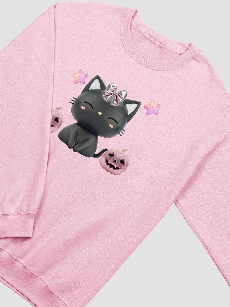 Coquette Halloween Kitty Crewneck Sweatshirt product image (1)