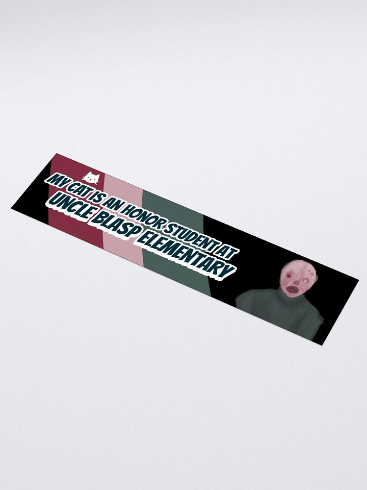 Uncle Blasp bumper sticker product image (1)