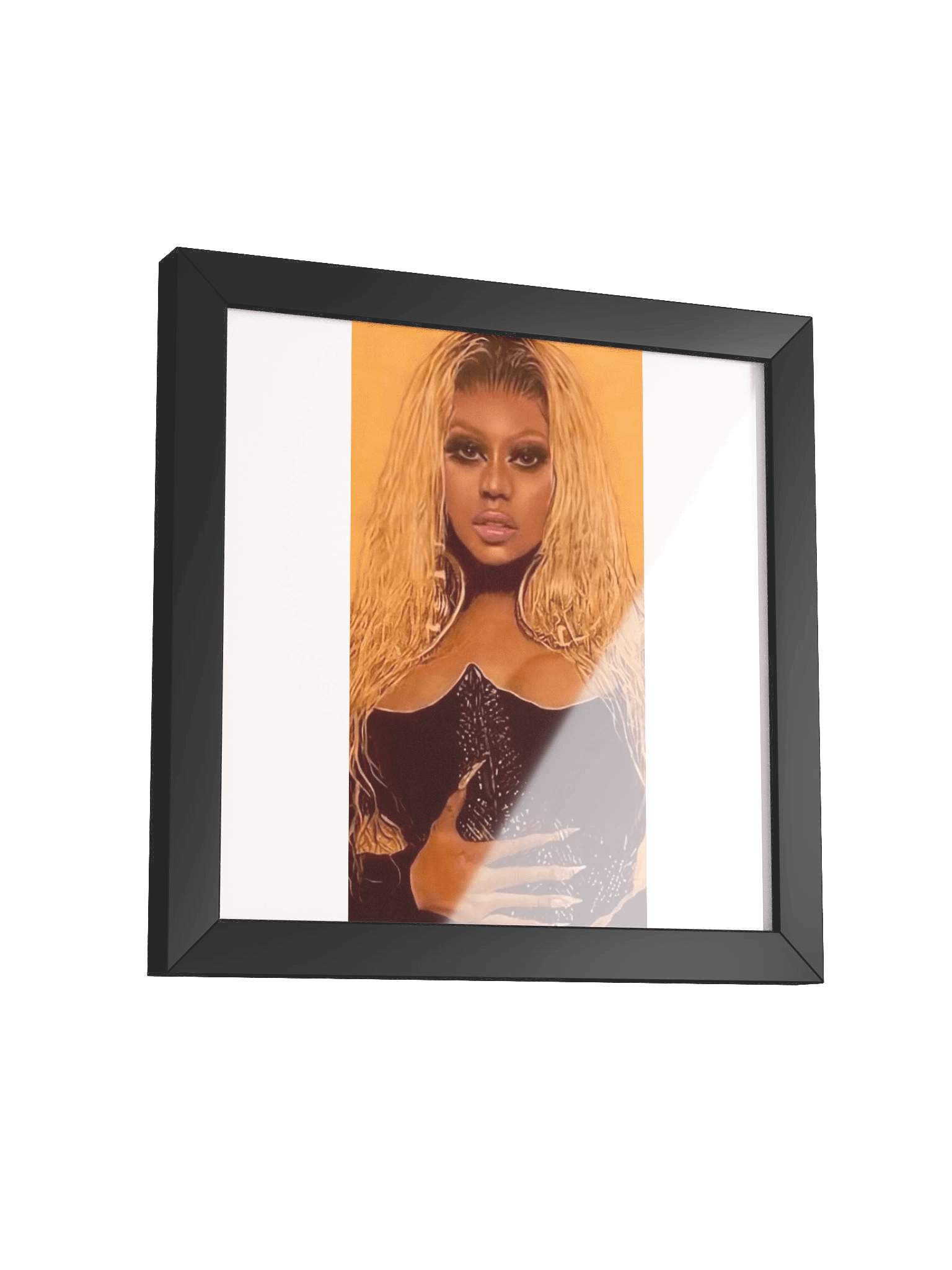 Nicki Minaj Colored Pencil Drawing Framed Print product image (15)