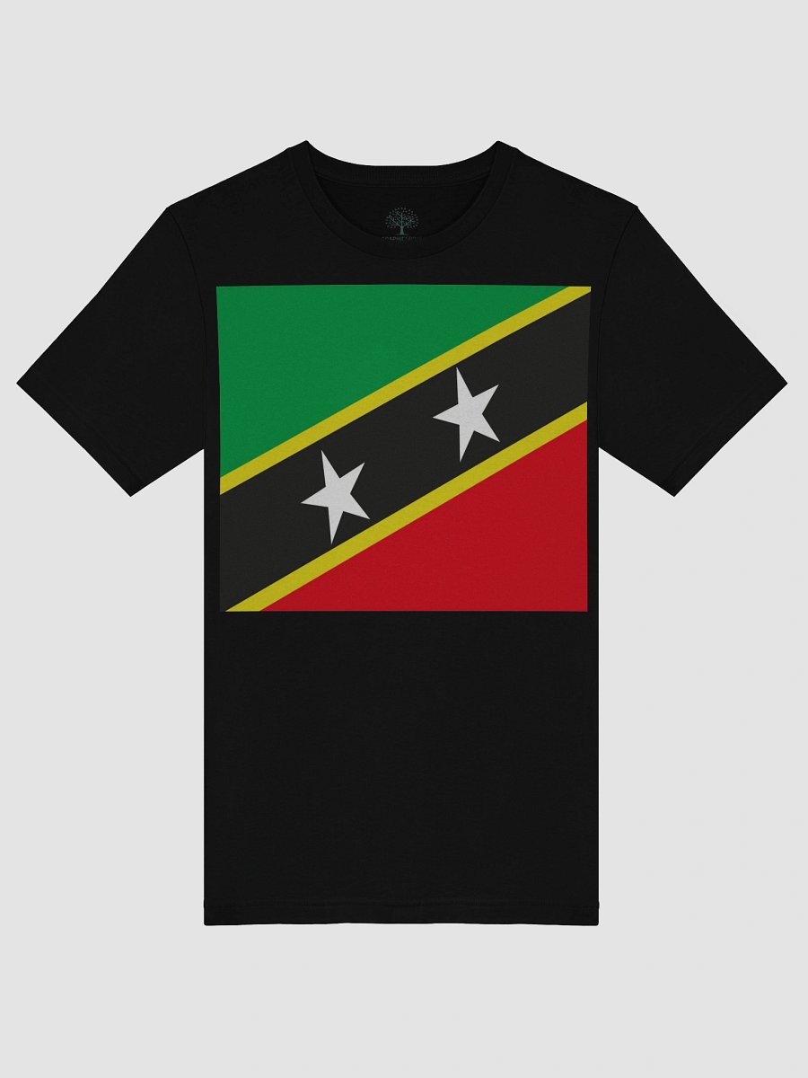 Exclusive Saint Kitts and Nevis Flag T-Shirt – Unisex Supersoft Comfort | TDS Music product image (52)
