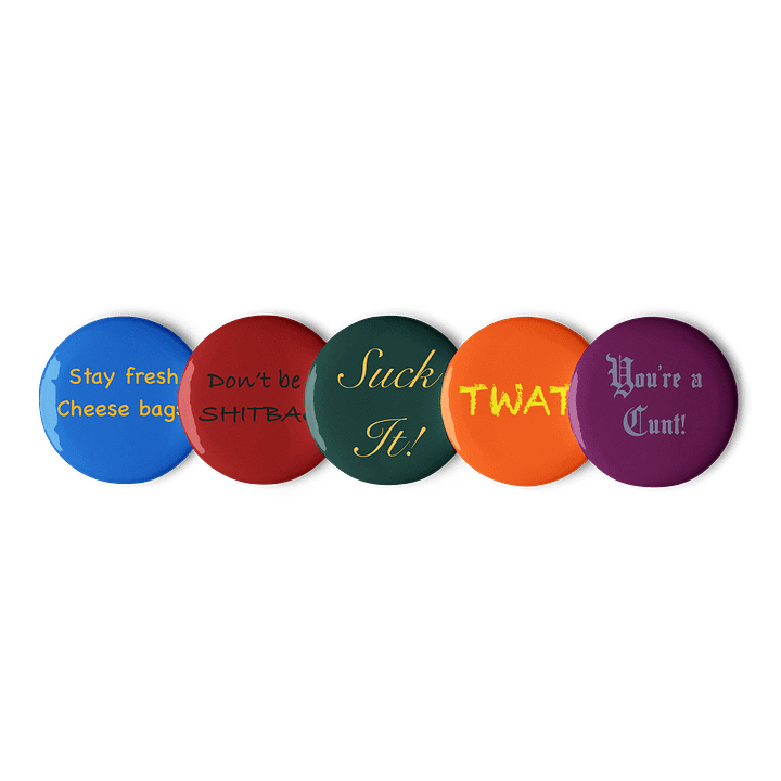 American Slang Pin Button Set product image (1)