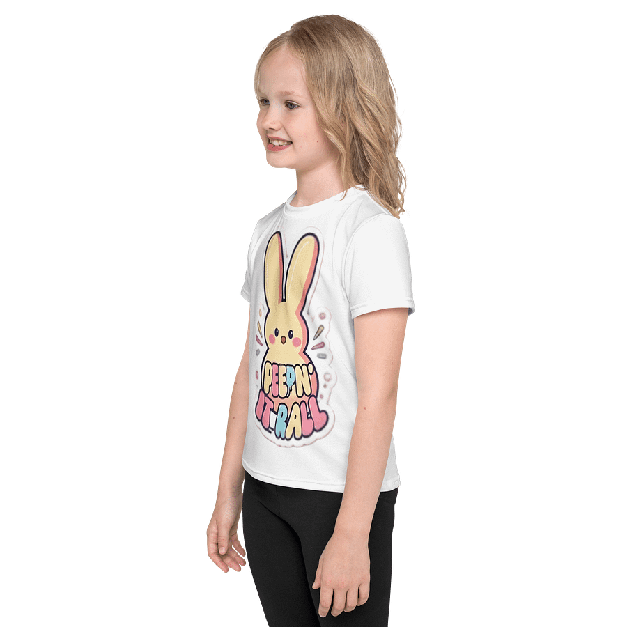 Kids Crew Neck T-Shirt PEEP Graphic All-Over Print product image (3)