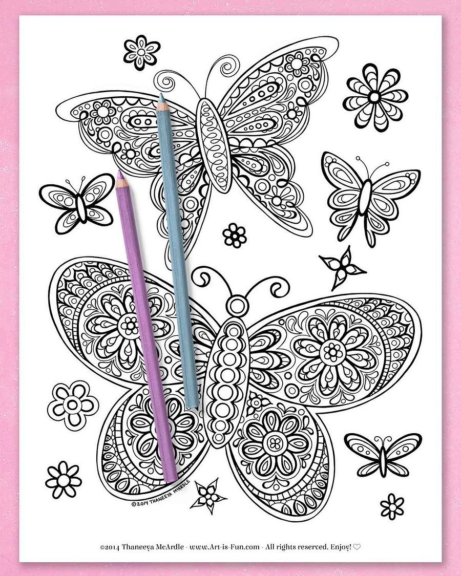 Groovy Animals Coloring Pages product image (5)