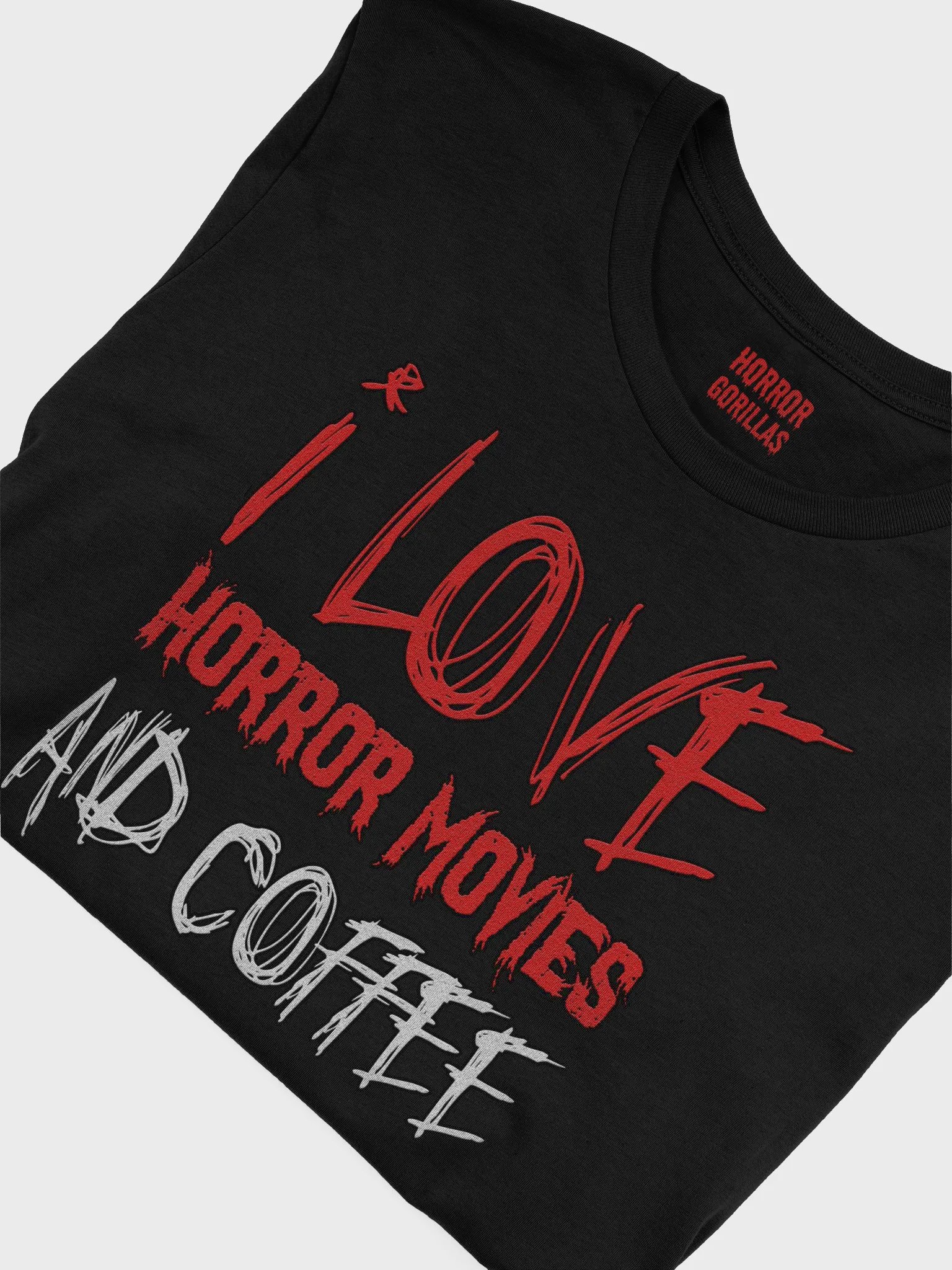 I Love Horror Movies And Coffee T-Shirt product image (22)