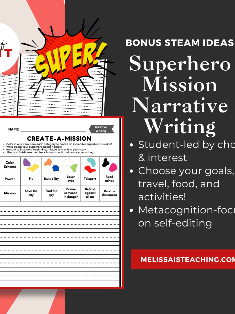 Survival, Geography & Adventure BUNDLE | Narrative Writing BUNDLE + Editing Checklist BONUS STEAM Ideas product image (5)