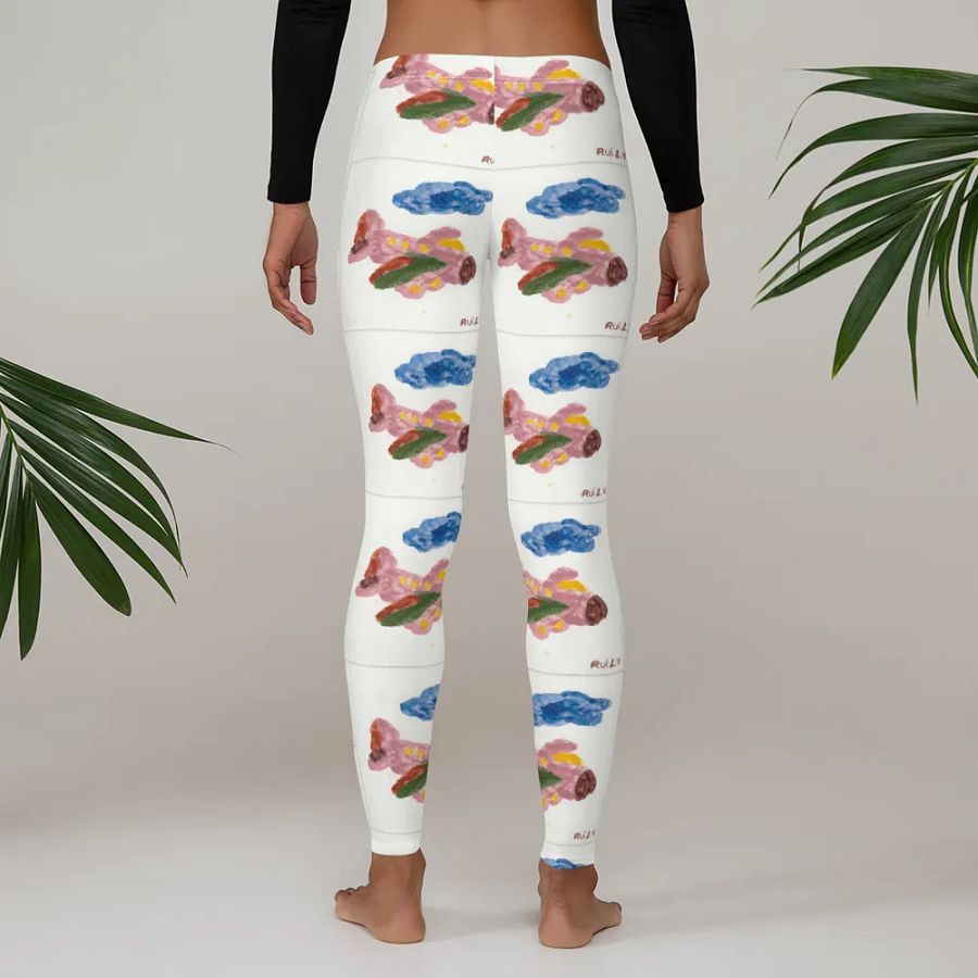 Kid Airplane (All-Over Print Leggings) product image (8)