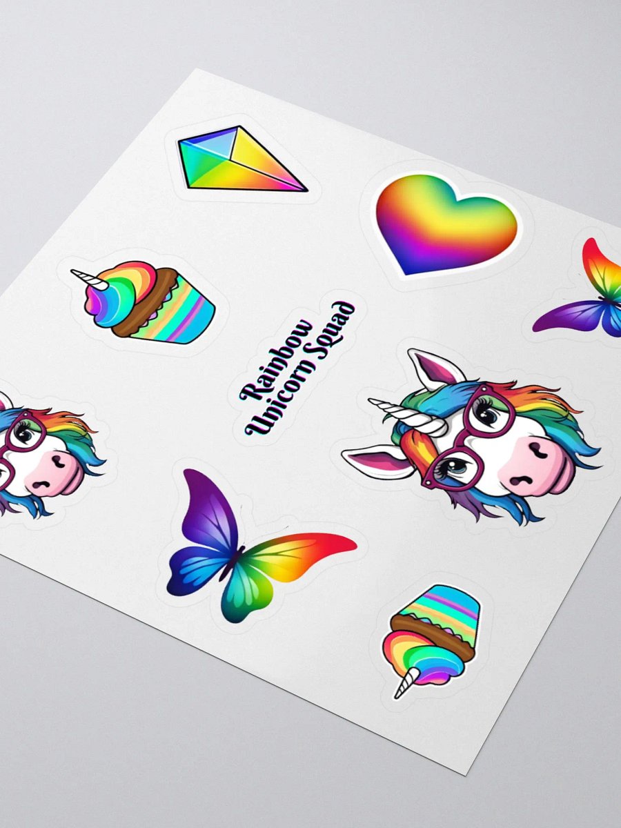 Rainbow Unicorn Stickers Set 1 product image (3)