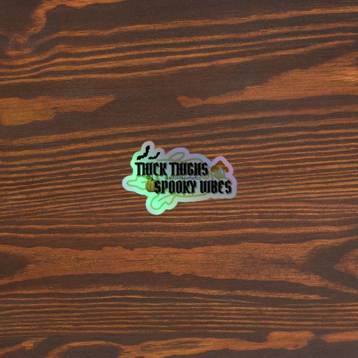 Spooky Thighs Holographic Sticker Sheet product image (2)