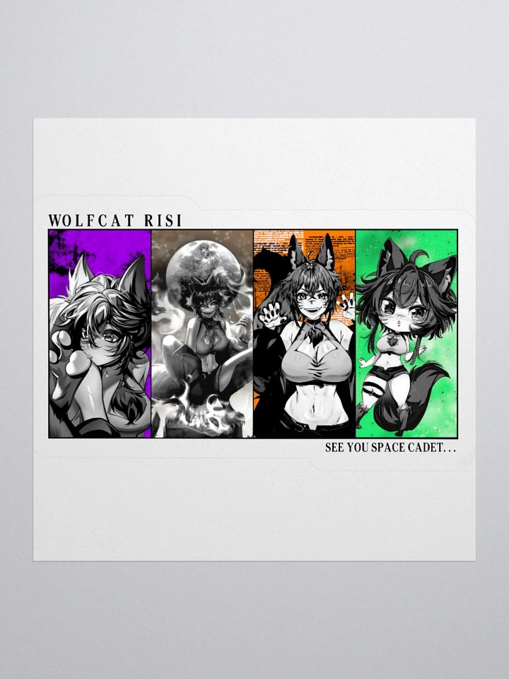 WolfcatRisi Space Cadet Sticker product image (1)