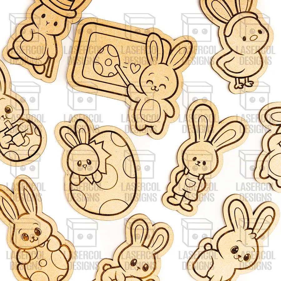 Easter Cut outs/Paint Kit Set 5 & Set 6 - Laser Cut Files product image (9)