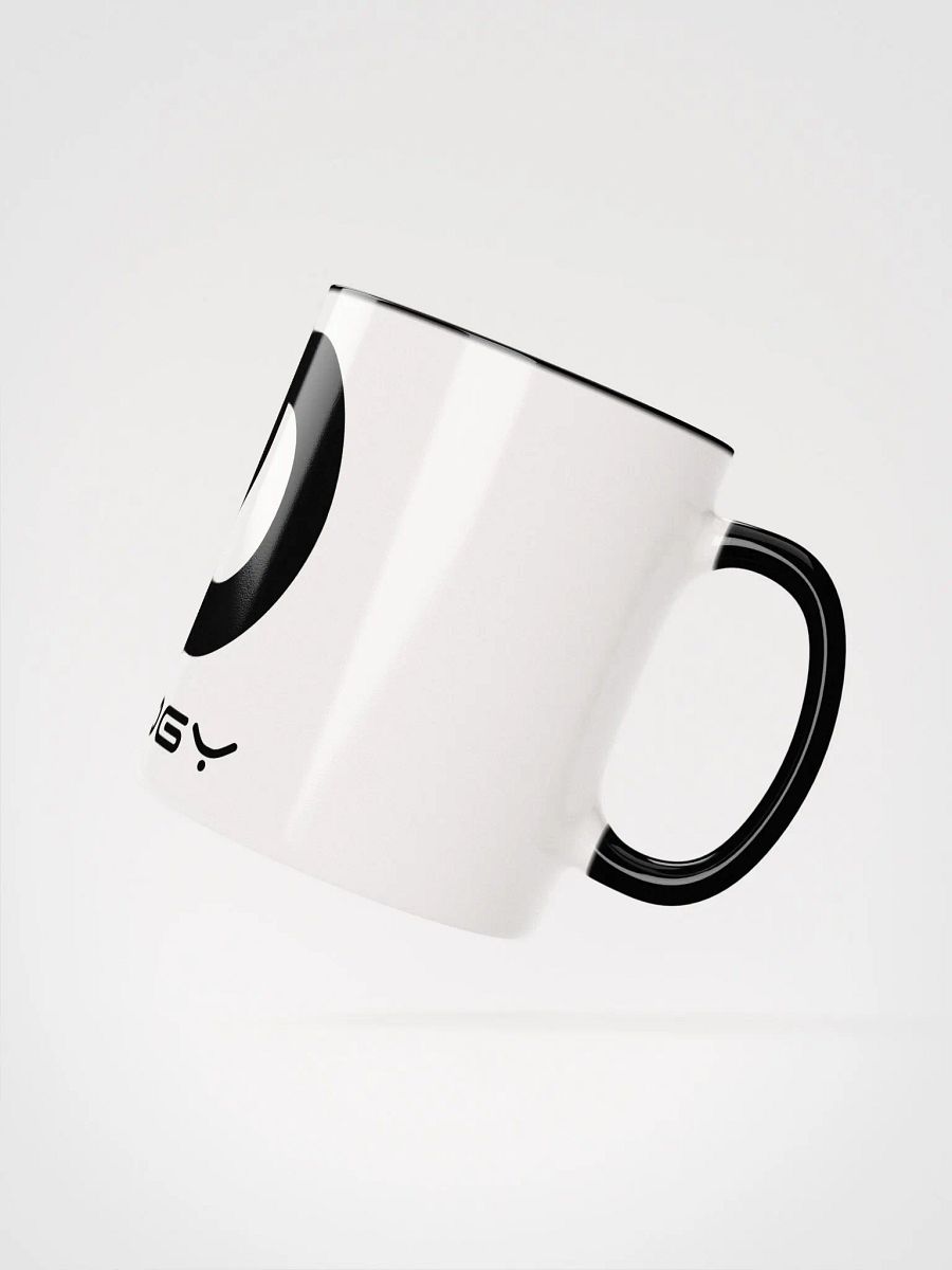 9 AETHER NINEALOGY BLACK ON WHITE MUG product image (4)