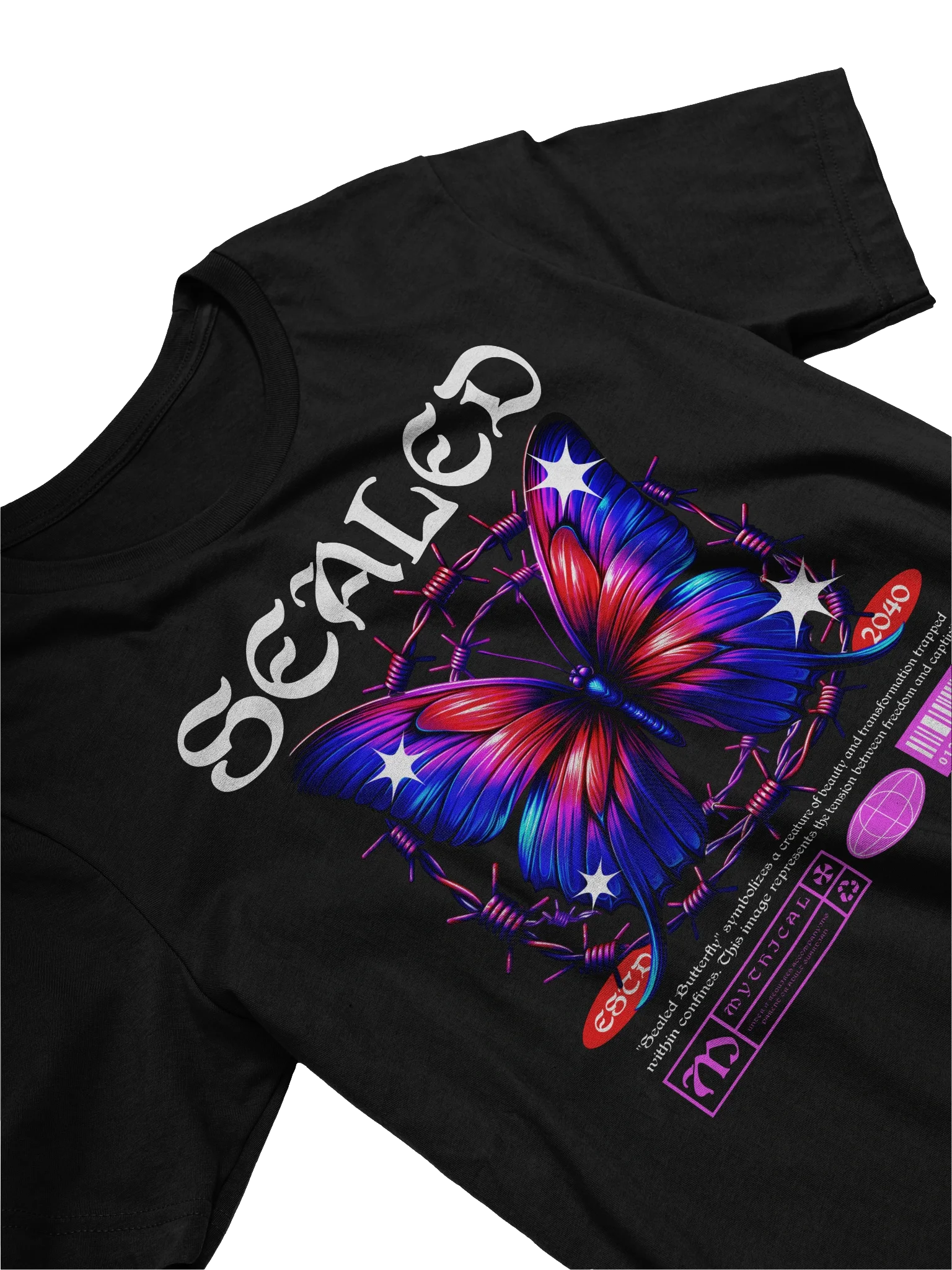 Stylish Sealed Butterfly T-Shirt for Everyday Wear product image (3)