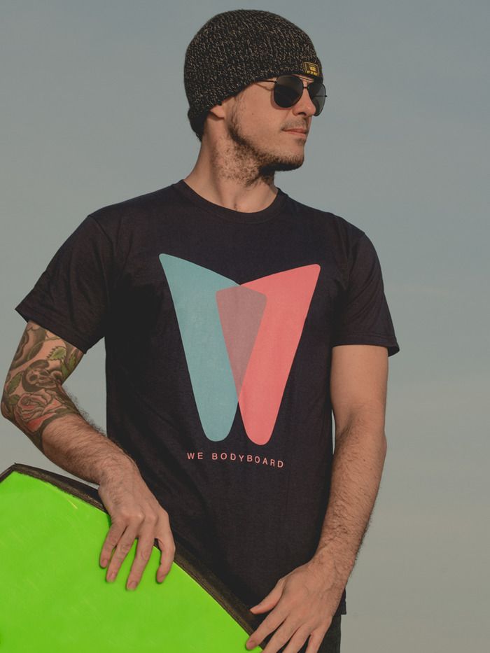 We Bodyboard Classic Logo Heavyweight Tee product image (1)