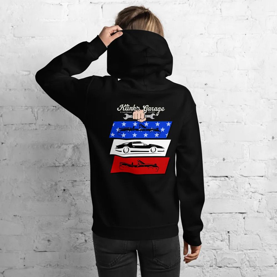 Klink's Garage embroidered Hoodie. product image (7)