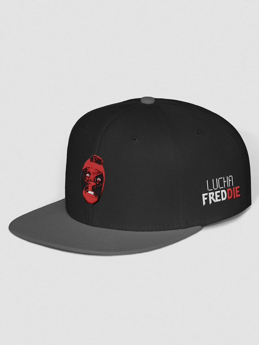 Red face embroidered snapback product image (2)