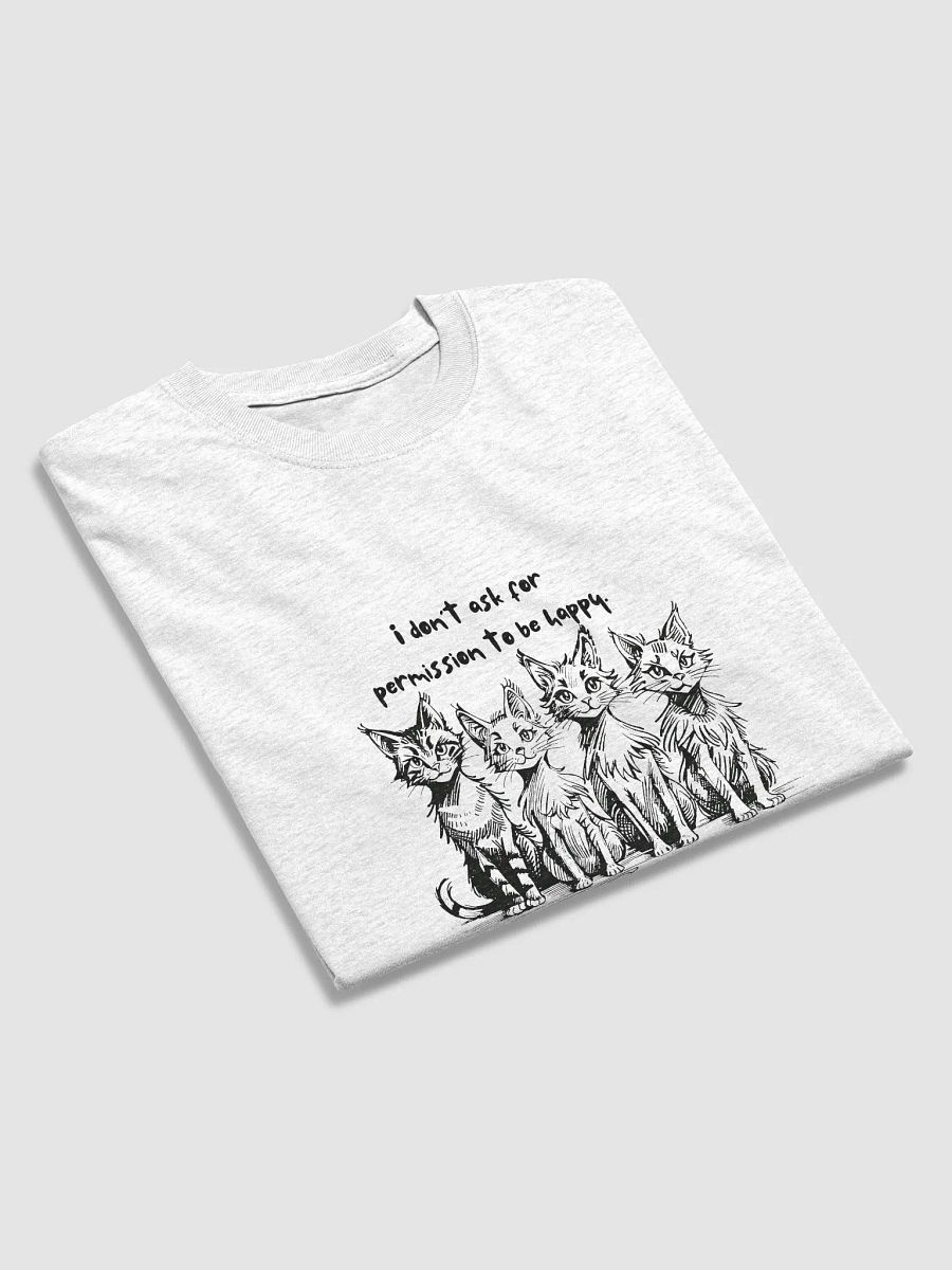 Whiskered Quartet Black & White T-Shirt product image (19)
