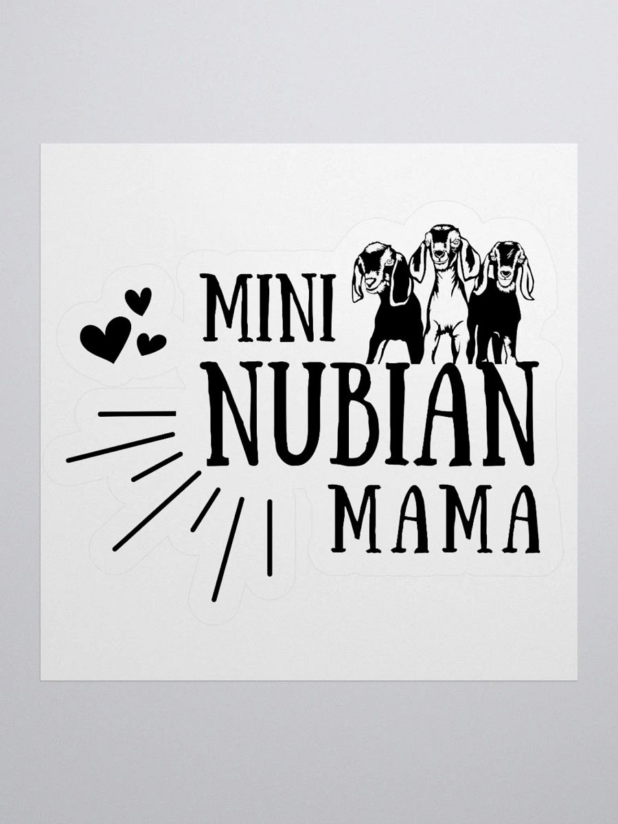 Mini Nubian Mama KISS Cut Stickers product image (3)