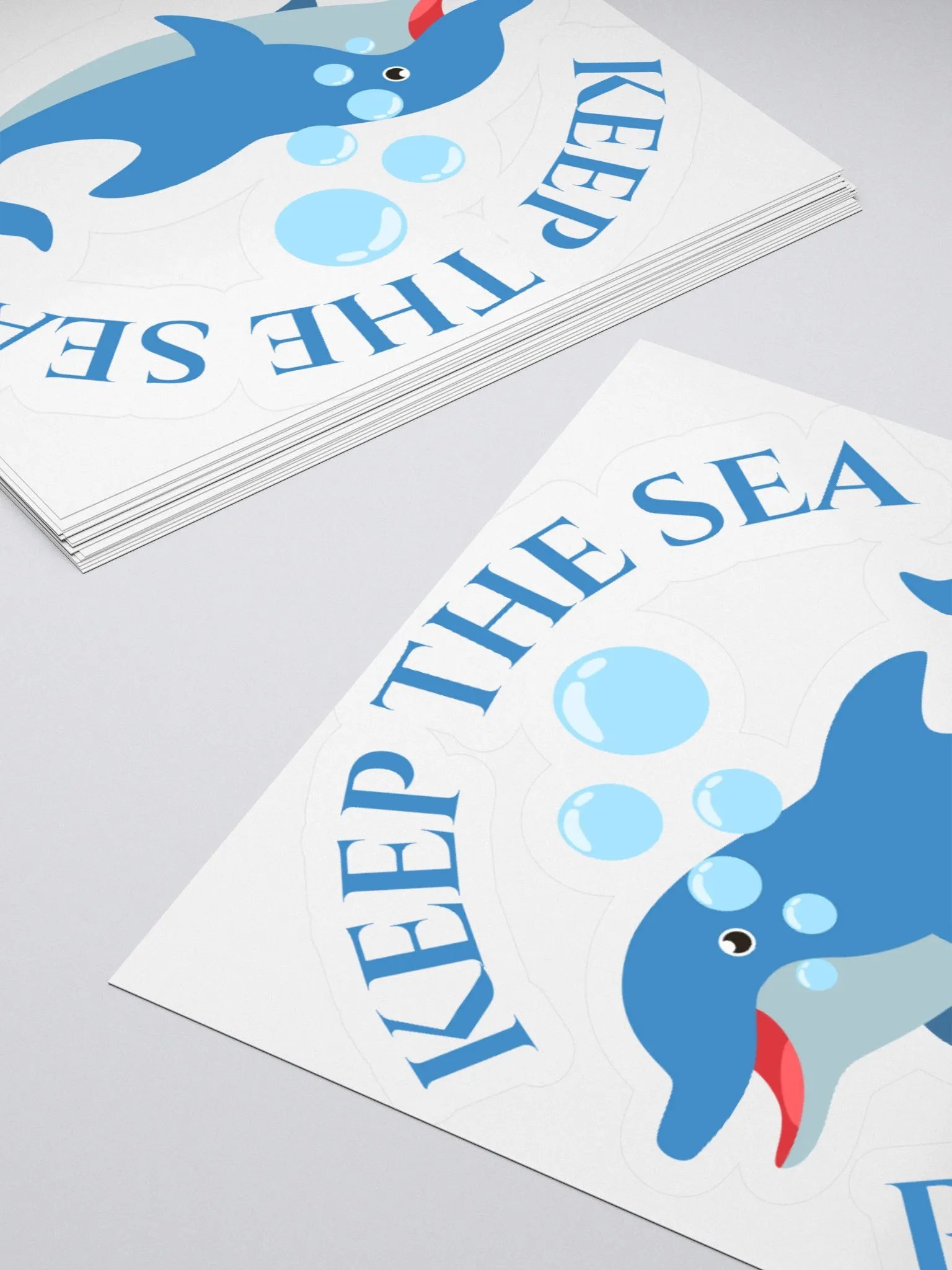 Smiling Dolphin Vinyl Stickers product image (16)