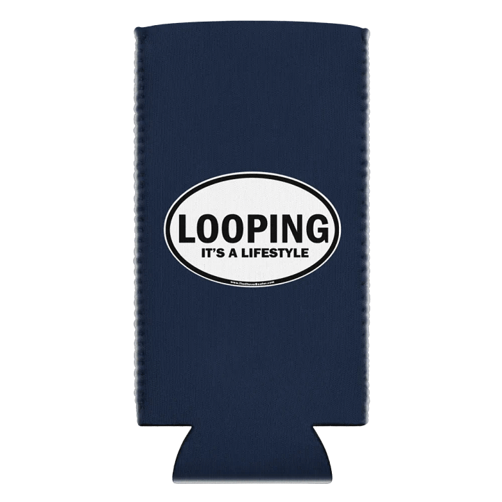 LOOPING-It's A Lifestyle - Dark Blue Can Koozie product image (2)
