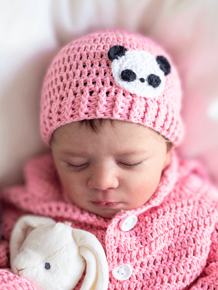Crochet Pattern: Panda Baby Hat product image (1)