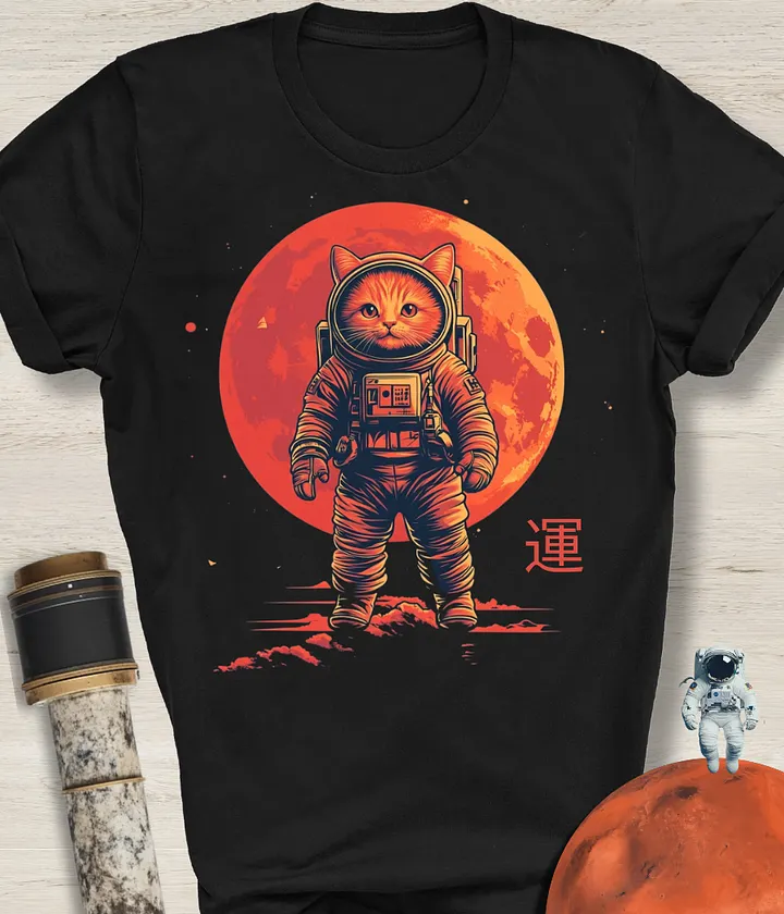 Astronippon Good Luck Kanji T-Shirt product image (1)