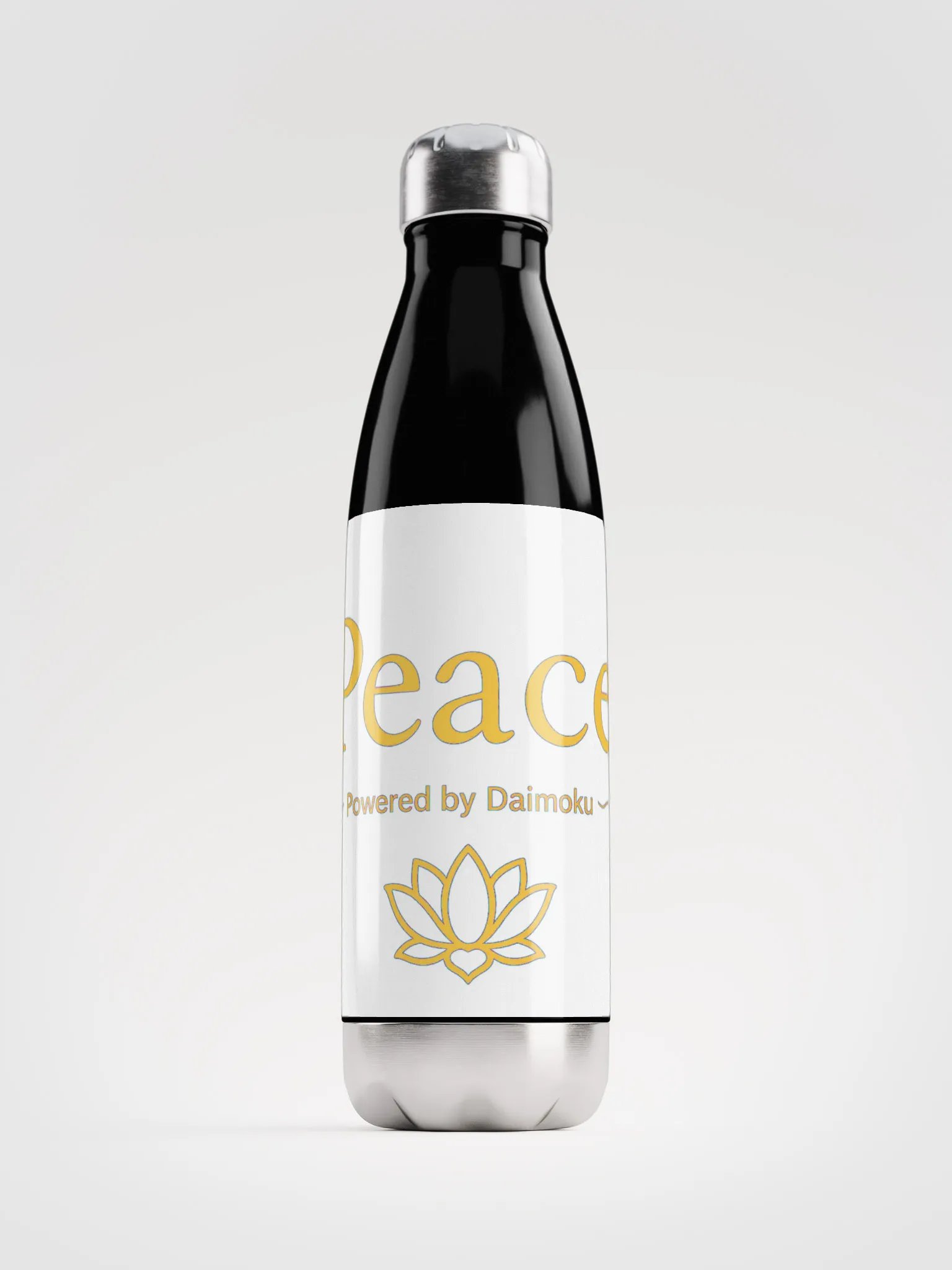 Peace Lotus Stainless Steel Water Bottle product image (1)