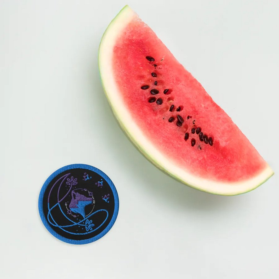 Logo embroidered patch product image (4)