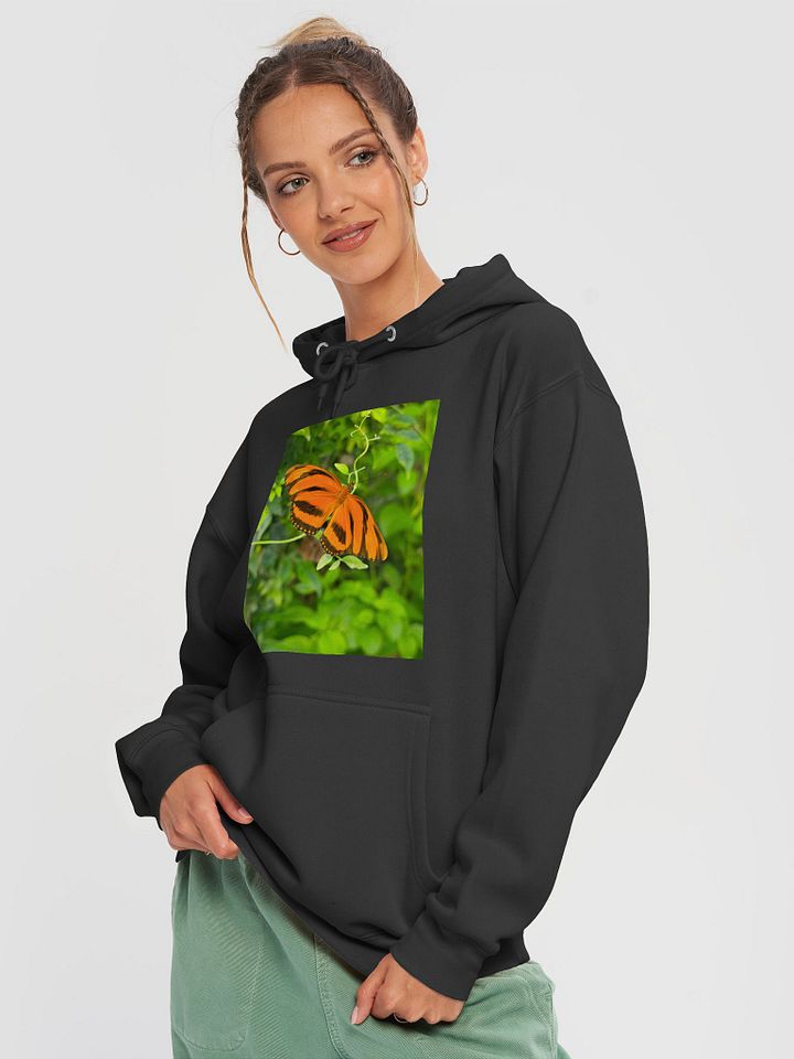 Banded Orange Longwing Tropical Butterfly Unisex Hoodie product image (1)