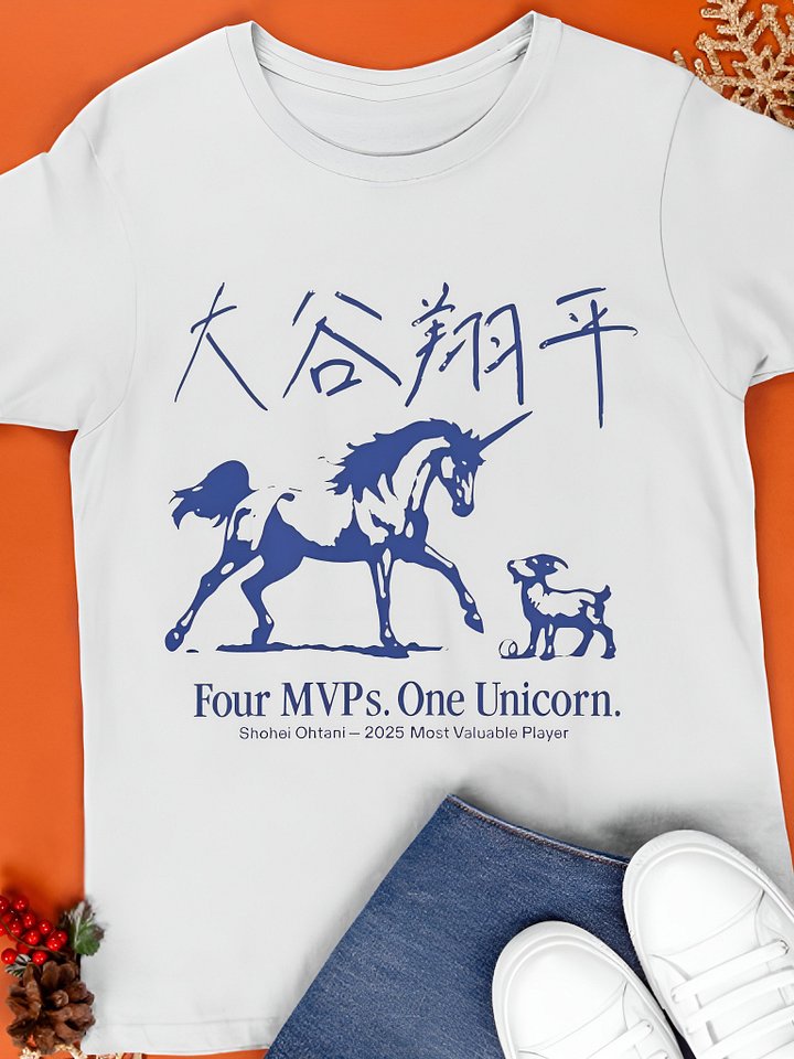 Shohei Ohtani Four MVPs One Unicorn Shirt product image (1)