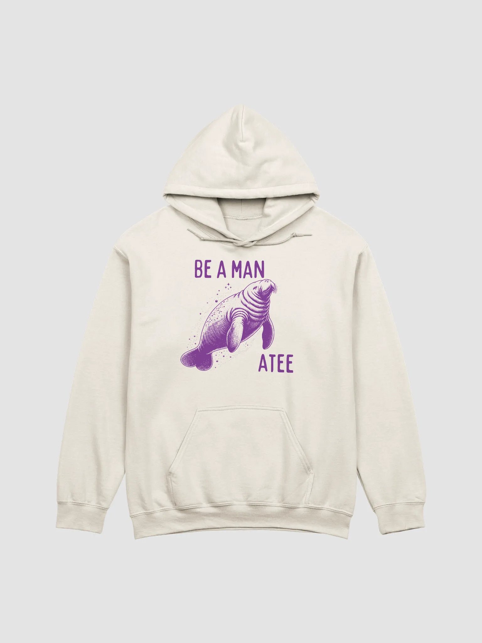 Be a man-atee Hoodie product image (1)